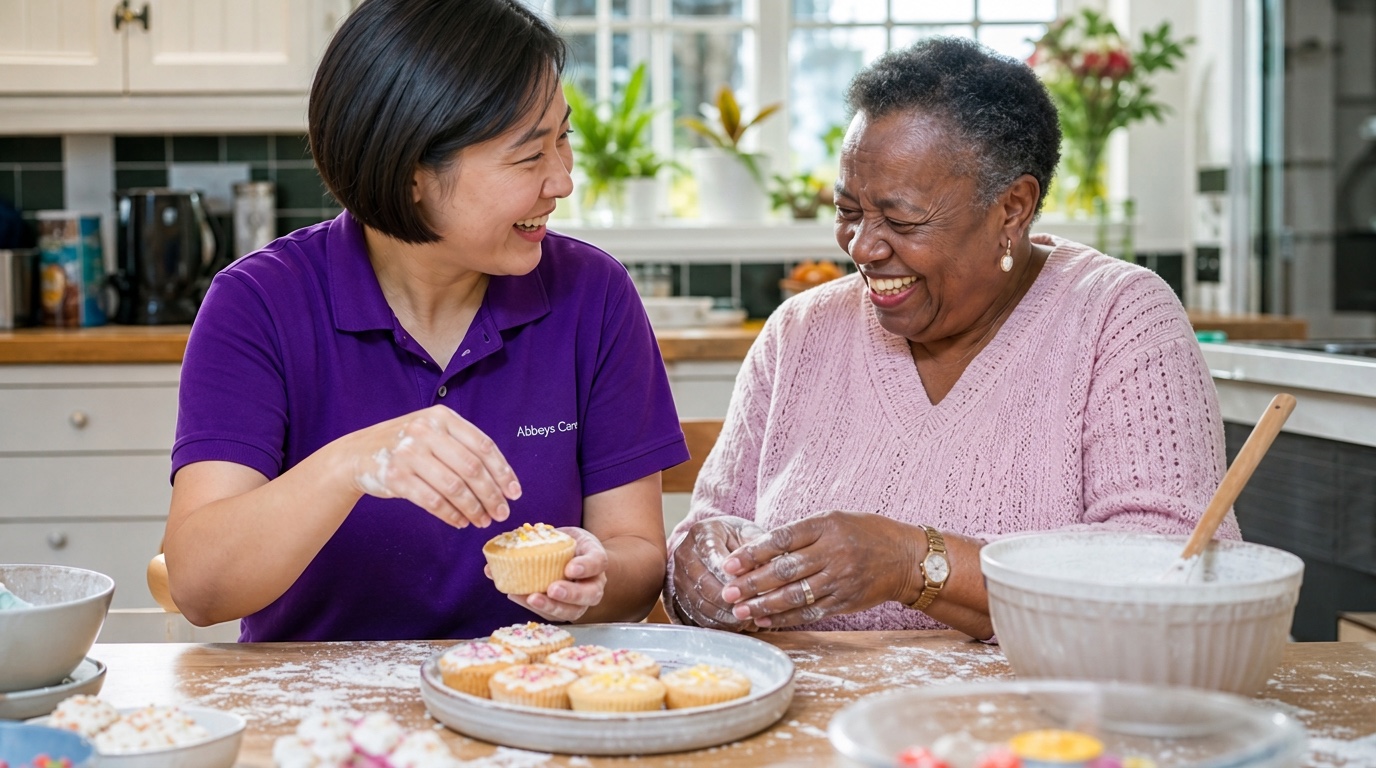 Abbeys Care companionship and daily living support in East London